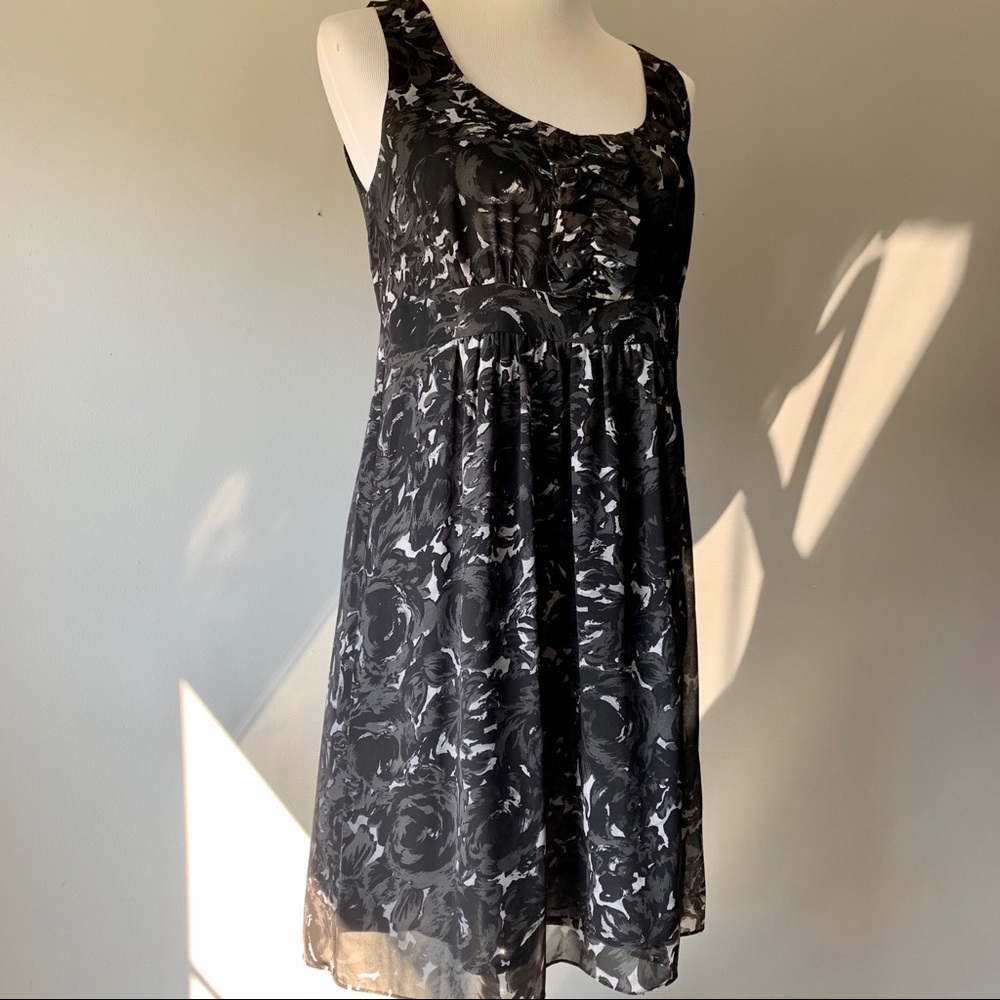 LOFT Black & Grey Dress